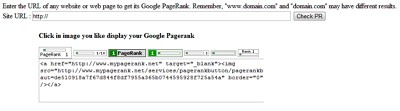 PageRank ellenőrző + beágyazható kód